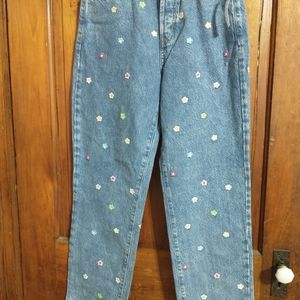 PacSun Eco Flower Power Dad Jean